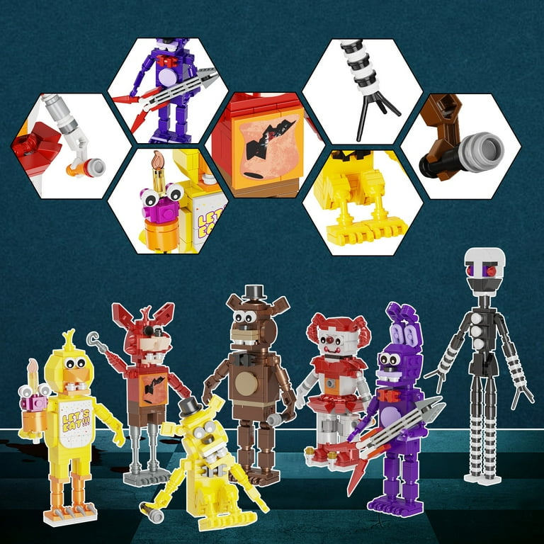 in Security Breach Freddy Building Block Toy Anime Action