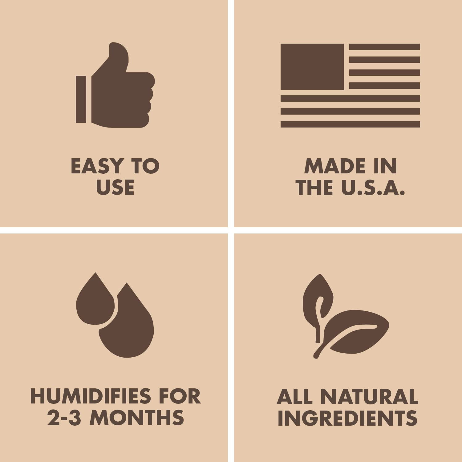 Boveda 58% Two-Way Humidity Control Packs For Storing 1 lb – Size 67 – 12 Pack – Moisture Absorbers for Storage Containers – Humidifier Packs – Individually Wrapped Hydration Packets