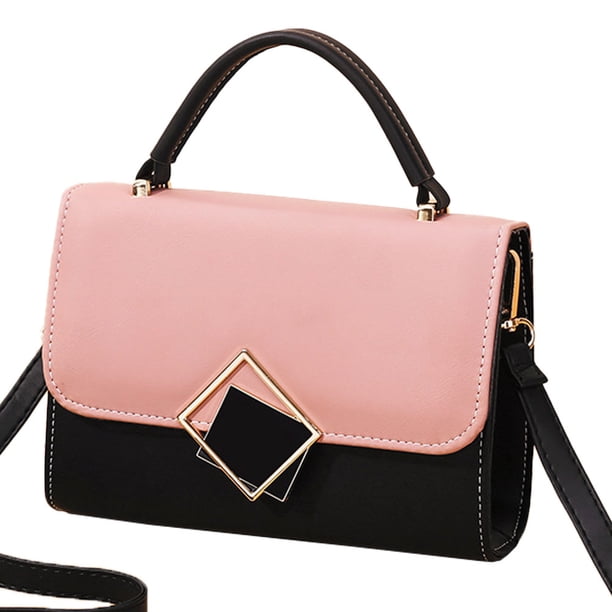Mini bolso de mano nuevo de cuero de PU de moda de un solo hombro diagonal pequeño bolso cuadrado estilo: estilo 3;