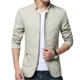 thumbnail image 2 of Chaqueta de negocios para hombre, chaqueta de cuello alto a la moda, abrigos para hombre, chaquetas casuales de negocios de corte entallado para hombre, ropa para hombre, abrigos de talla grande, 2 of 5