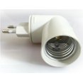 thumbnail image 5 of 2 portalámparas E27 con interruptor inalámbrico, base de bombilla LED E27, portalámparas de plástico Quick Light, para lámpara de garaje, 5 of 5