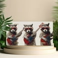 thumbnail image 4 of Guitar playing Raccoons Front License Plate, Metal License Plate, Funny Standard Plates Personalized Novelty Decorative For Men/Women/Boys/Girls Car 6×12 Inch, 4 of 6