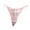 Pink, variant on Bigersell Matching Underwear Clearance High Waisted Cotton Underwear Women Cheeky Panty Style P-612 Nylon Period Panties Thong Briefs Mid Waist Women Cheeky Panties Black One Size