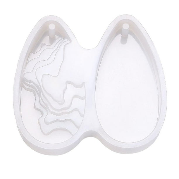 Molde de resina de silicona para colgantes de velas, herramientas de joyería y manualidades. 51x46x10MM