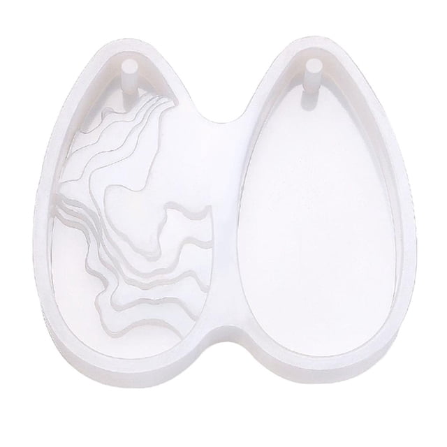 Molde de resina de silicona para colgantes de velas, herramientas de joyería y manualidades. 51x46x10MM