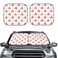 thumbnail image 2 of Balery 2 Piece Funny Gnomes Car Windshield Sun Shade|Foldable Front Windshield Shade for Car Front Window for Most Sedans SUV Truck-Large, 2 of 7