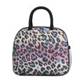 thumbnail image 2 of Womens Pink and Blue Of Leopard Print Lunch Box for Work,Insulated Lunch Bag for Women,Loncheras Para Mujer,Leakproof Adult Lunch Bag for Work,Beach,Travel,Picnic,Camping, 2 of 7