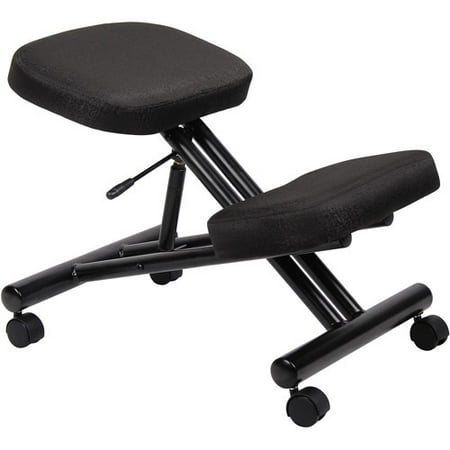boss office products ergonomic kneeling stool, black - walmart boss office products ergonomic kneeling stool, black - walmart