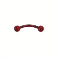 thumbnail image 1 of DOLOTTA 1Pc Surgical Steel Curved Barbell Eyebrow Rings Helix Tragus Lip Belly Button Piercing Rook Daith Earrings for Women Men, 1 of 5