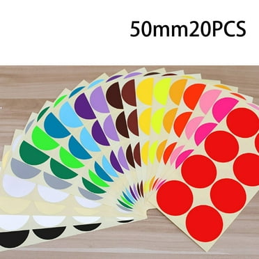 CCOCC 160 Pcs Dot Stickers Round Colored Dot Stickers Removable Adhesive Label Stickers for Family Office and Study 2"