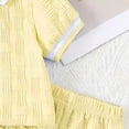 thumbnail image 7 of WUANDIXFA Toddler Baby Boys Clothes Summer Outfits Polo Shirt Shorts Set 2Pcs Boys Clothing Sets 12 Month-5T (Yellow, 12-18 Months), 7 of 7