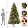 thumbnail image 3 of National Tree Company Sapin 10 Pieds Pré-Éclairé Arbre de Noël avec Support en Métal, 3 of 4