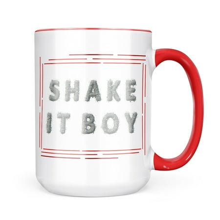 

Neonblond Shake It Boy White Stone Dust Mug gift for Coffee Tea lovers