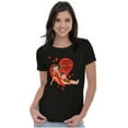 thumbnail image 3 of Betty Boop Caveman Heartbreaker Women's T Shirt Ladies Tee Brisco Brands S, 3 of 5