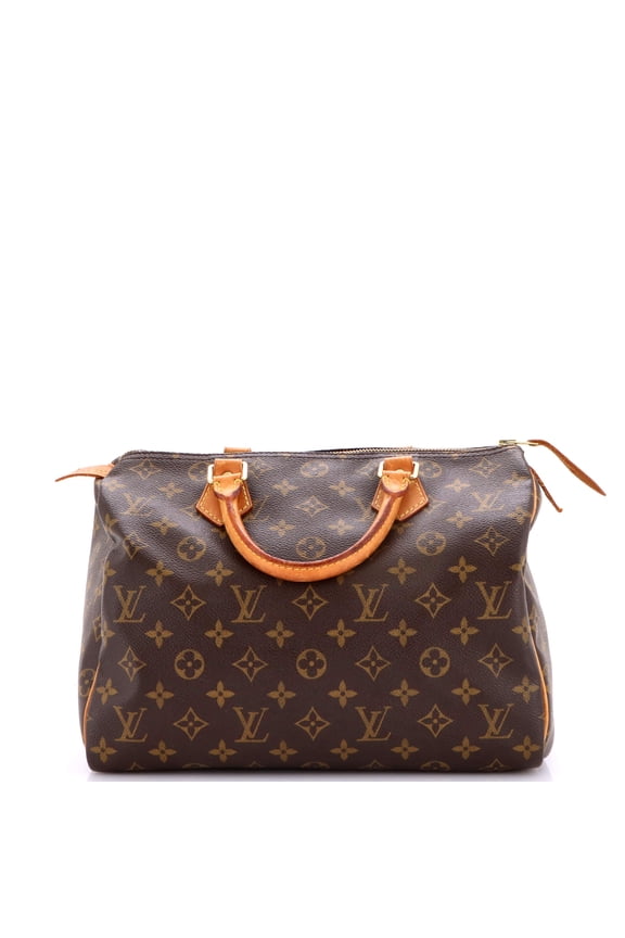 Pre-Owned Speedy Handbag Monogram Canvas 30 By Rebag