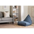 thumbnail image 4 of South Shore Kodali, Scandinavian Living Room's Bean Bag Chair, Dark Blue, 4 of 16