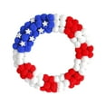 thumbnail image 2 of Fwttom 4Th of July Decorations, Independence Day Wreath Patriotic Wreath Front Door Wreath Door Hanging Independence Day Decorations Flag Wreath, 2 of 5