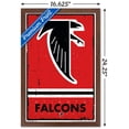 thumbnail image 3 of NFL Atlanta Falcons - Retro Logo 15 Wall Poster, 14.725" x 22.375", Framed, 3 of 5