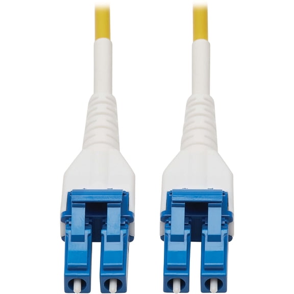 Tripp Lite 100g Duplex SingleMode 9/125 Os2 Armored Fiber Optic Cable (lc/lc Duplex M/m), Lszh, Yellow, 30 M (98.4 Ft.) - Network Cable - Lc Single-Mode (m) to Lc Single-Mode (m) - 30 M - Fiber Optic