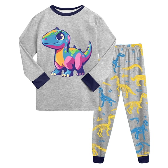 Hessimy Toddler Boys Girls Spring 2Pcs Solid Long Sleeve Sweatshirt Tops Soft Casual Pants Sweatsuit, Spring Solid Sweat,3M-12T(Grey,3-4 Years)