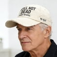 thumbnail image 5 of LNZGNM Still Not Dead Cap Hard to Kill Hat - Funny Saying Humorous Baseball Caps, Vintage Dad Hat Break Distressed for Men Women,Beige, 5 of 5