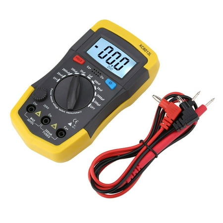 Dingln Capacitor Meter-LCD Digital Capacitance Meter Capacitor Tester MF UF Circuit Gauge