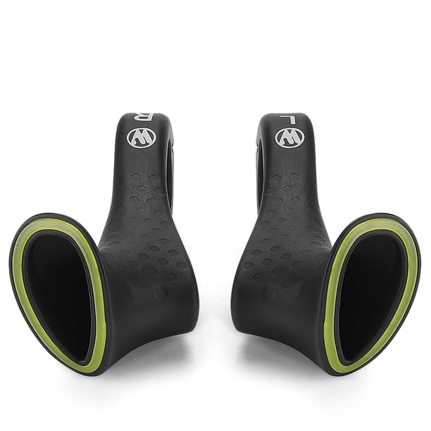 Fin de la barra de bicicletas Extremos de barra de bicicleta fluorescentes cómodos, diseño ergonómico, manillar de bicicleta, empuñaduras de nailon para manillar de bicicleta, accesorio para ciclismo WEST BIKING Fin de la barra de bicicletas