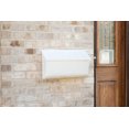 thumbnail image 5 of Architectural Mailboxes Woodlands Medium Capacity Galvanized Steel Wall Mount Mailbox White, 5 of 5