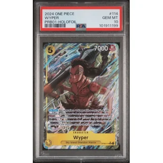 One Piece Kingdoms of Intrigue Sakazuki Graded Card (PSA Gem Mint