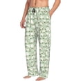 thumbnail image 6 of Fuzoiu Cute Frog Print Men's Pajama Pants,Lounge Pants for Men,Lounge PJ Bottoms,Sleepwear Pants with Drawstring Pockets -Large, 6 of 6