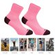 thumbnail image 5 of Calcetines Ciclismo Deporte Cómodos Hombre Mujer Running Transpirables Rosa, 5 of 5