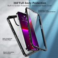 thumbnail image 3 of Redpepper Conçu pour iPhone 13 Pro Max Étui, Étui de Protection 360° avec Protecteur d'Écran Intégré, Étui Anti-Rayures pour iPhone 13 Pro Max (Noir) Noir, 3 of 7