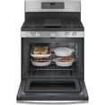 thumbnail image 3 of GE 30" Gas Convection Range with No Preheat Air Fry Stainless Steel - JCGB735SPSS, 3 of 4