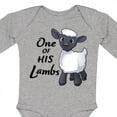 thumbnail image 4 of Inktastic One of His Lambs Easter Sheep Boys or Girls Long Sleeve Baby Bodysuit, 4 of 5
