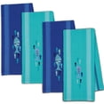 thumbnail image 1 of Design Imports CAMZ11966 Ensemble de Torchons DII Bleu Santorini Poisson 18 x 28 Po - 4 Pcs, 1 of 2