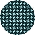 thumbnail image 1 of Ahgly Company Indoor Square Patterned Deep Teal Green Area Rugs, 3' Square, 1 of 1