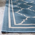 thumbnail image 2 of Safavieh Courtyard Blue Indoor Outdoor Rug - Runner 2'3" x 6'7", 2 of 5