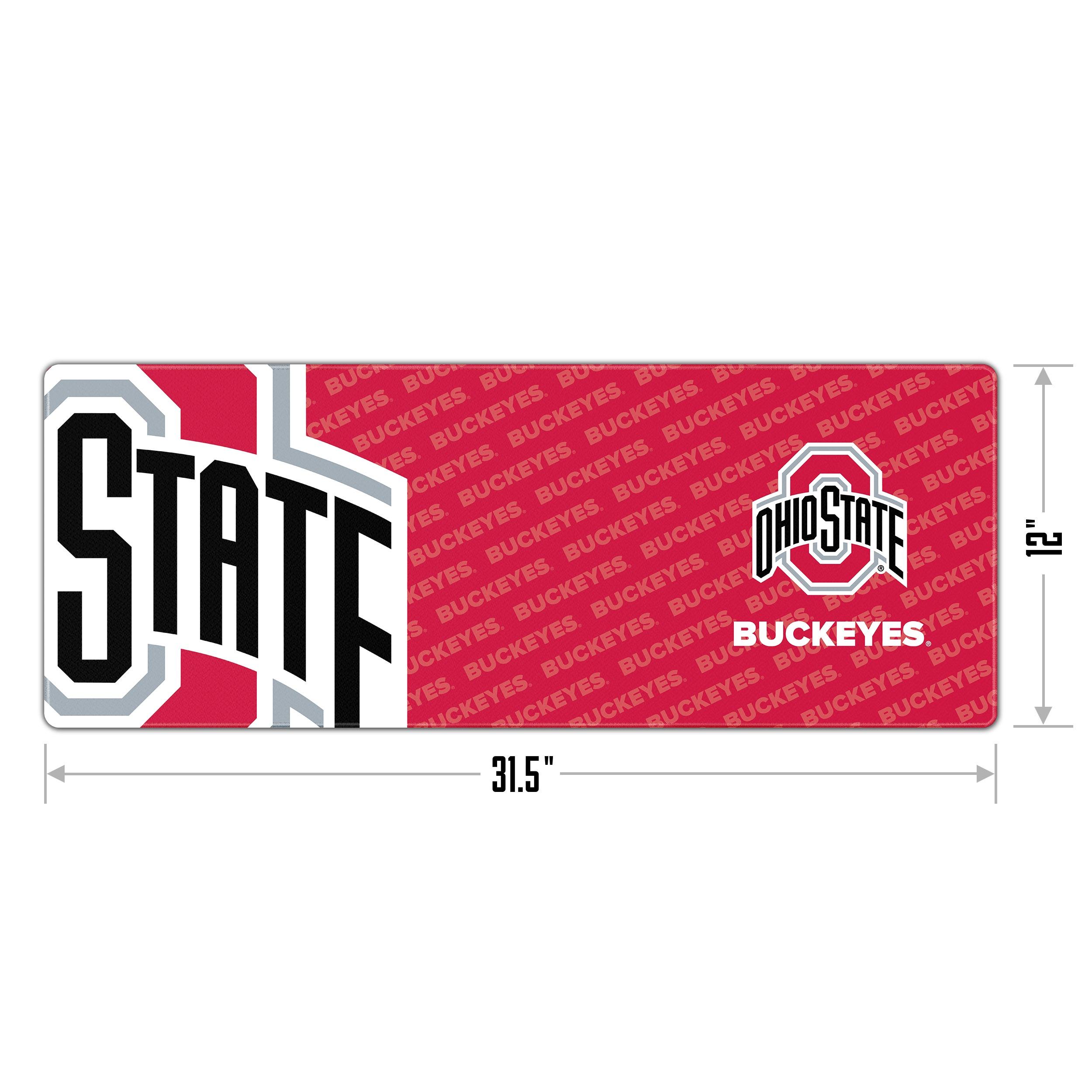 YouTheFan NCAA Ohio State Buckeyes Logo Series Desk Pad SMU