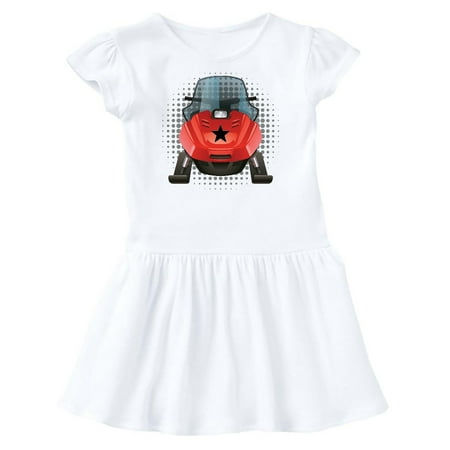 

Inktastic Snowmobile Gifts For Kids Gift Toddler Girl Dress