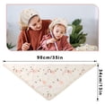 thumbnail image 6 of AWAYTR 2Pcs Floral Hair Bandanas Tie-Back Head Kerchief Women Hair Scarves Lightweight Triangular Head Scarf, 6 of 9