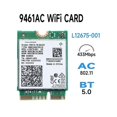 thumbnail image 2 of For 9461NGW WiFi Card+Baffle Kit AC 9461 2.4G/5G Dual Band 802.11AC M2 Key E CNVI Bluetooth 5.0 Wir, 2 of 5
