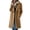 Khaki#2, variant on Levmjia Women's Double Breasted Pea Coat Notch Lapel Long Trench Coat Lined Button Pockets Knee Length Casual Winter Outerwear
