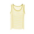 thumbnail image 7 of Liweisiy Striped Tank Tops For Womens Sleeveless Crewneck Relaxed Fit Pajama Tops Layer Printed Casual Sleepwear Yellow 2XL, 7 of 7