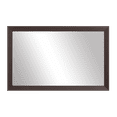thumbnail image 5 of Frame My Mirror Framed Wall Mirror - Cherry Chocolate 36" x 36" Mirror - Ideal for Bathroom, Wall Decor, Bedroom and Livingroom - Moisture Resistant with Safety Backing - LaRue Design, 5 of 11
