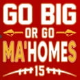 thumbnail image 6 of Wild Bobby Go Big Or Go Ma'HOMEs Football Fan Sports Men Graphic Tee, Red, Small, 6 of 6