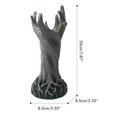 thumbnail image 4 of Yuarrent Florero de resina, maceta decorativa, muebles creativos para troncos de árboles, decoración artesanal hecha a mano para el hogar, sala de estar Decoración del hogar blanco Yuarrent HA040524-01, 4 of 6