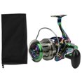 thumbnail image 3 of 4.8:1 Spinning Reel, Spinning Reel Fishing Reel Replacement Parts Fishing Accessories  For Shallow Seas Lakes, Rivers ANGGREK CC10000, 3 of 8