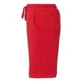 thumbnail image 3 of Independent Trading IND20SRT Mens Midweight Fleece Short-Red-2X, 3 of 4