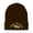 Brown, variant on Beanie Tuba Player Embroidery, One Size, Dark Grey