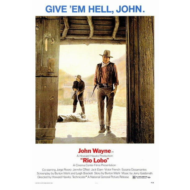 Rio Lobo 1971 27x40 Movie Poster Walmart Com